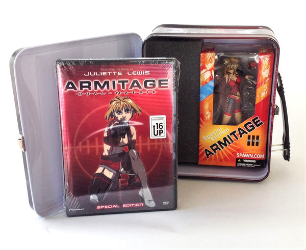 Armitage: Dual-Matrix metal lunchbox DVD and Mcfarlane figure set