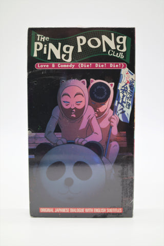 The Ping Pong Club Love and Comedy (Die! Die! Die!) VHS English/Japanese