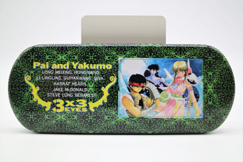 3x3 Eyes Pai and Yakumo metal pencil case