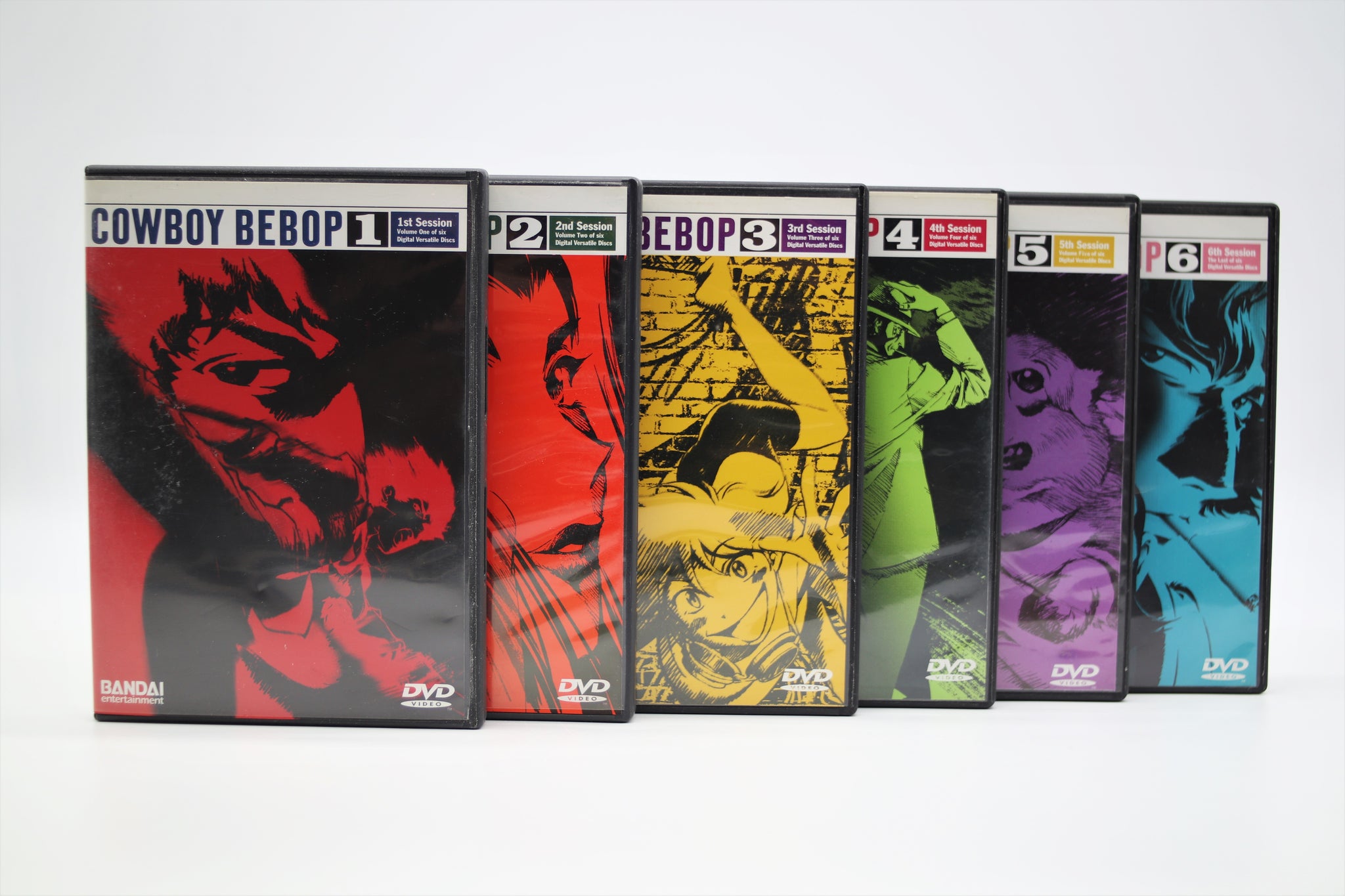 Cowboy Bebop Sessions 1-6 Bandai DVD English/Japanese