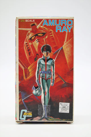 Gundam Amuro Ray 1:20 model kit Bandai Japan Import