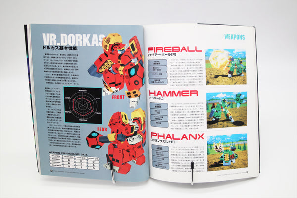 Cyber Troopers Virtual On Operating Manual book Japanese