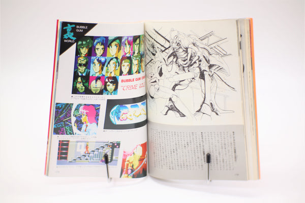 Bubblegum Crisis BG Only Art '89 Live B-Club Bandai book Japanese