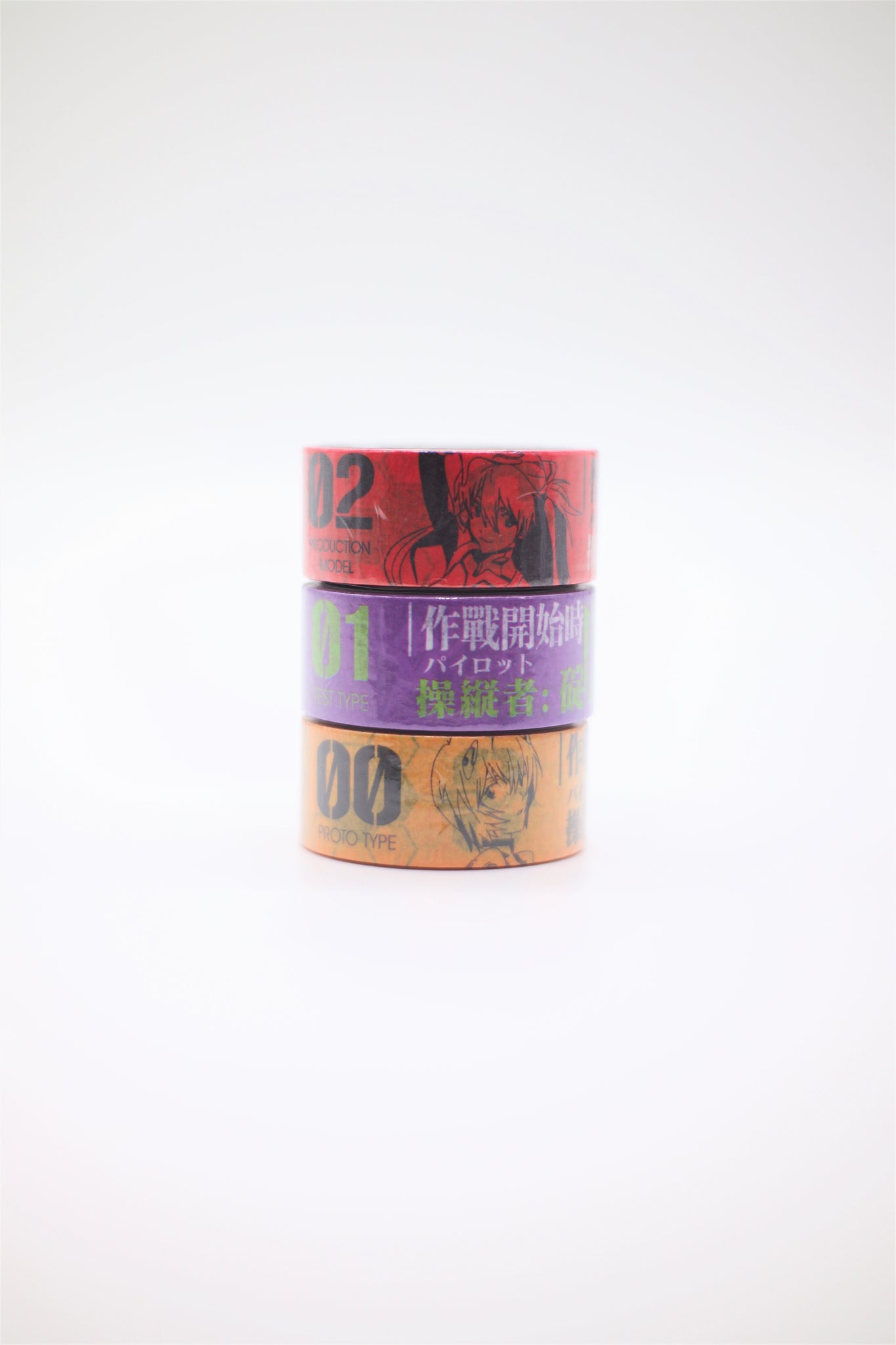 Neon Genesis Evangelion Washi tape set of 3 Exstrike/ACG Hobby