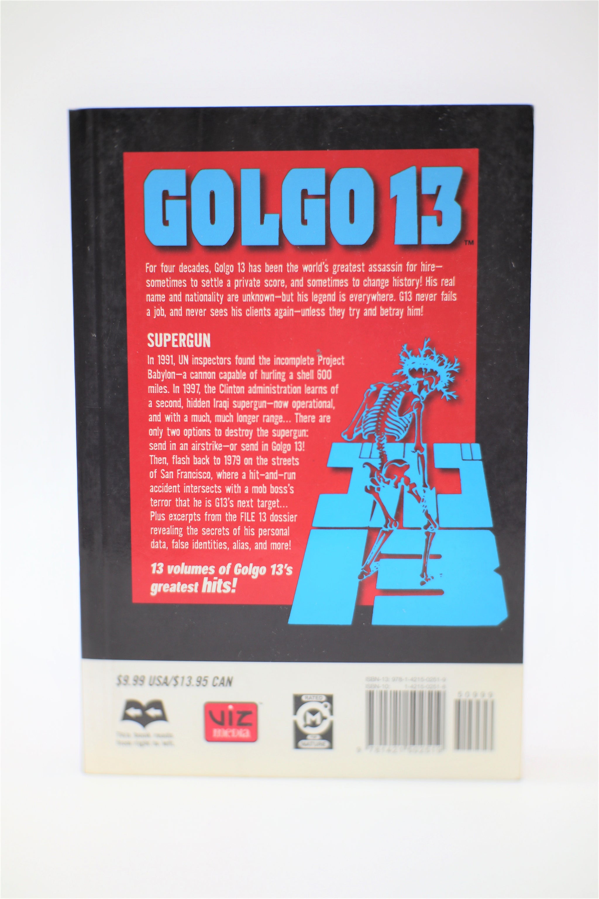 Golgo 13 Supergun 01 Viz Signature Takao Saito manga English