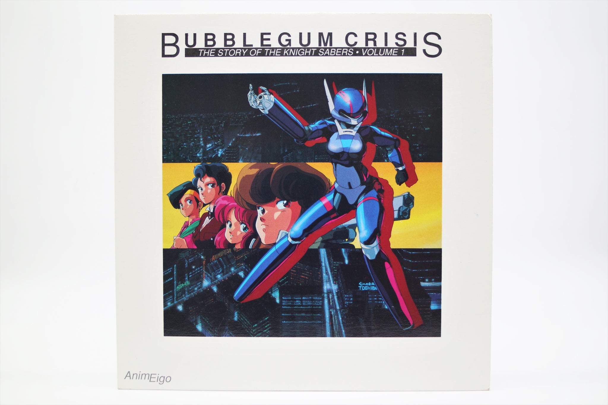 Bubblegum Crisis Volume 1 Kenichi Sonoda Laserdisc English/Japanese