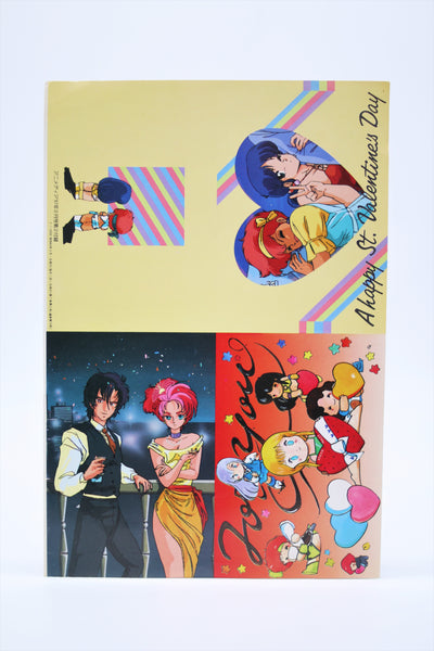 Dirty Pair/Gundam Animedia notebook and postcard set Japan Import