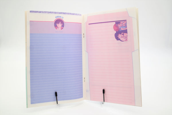 Dirty Pair/Gundam Animedia notebook and postcard set Japan Import