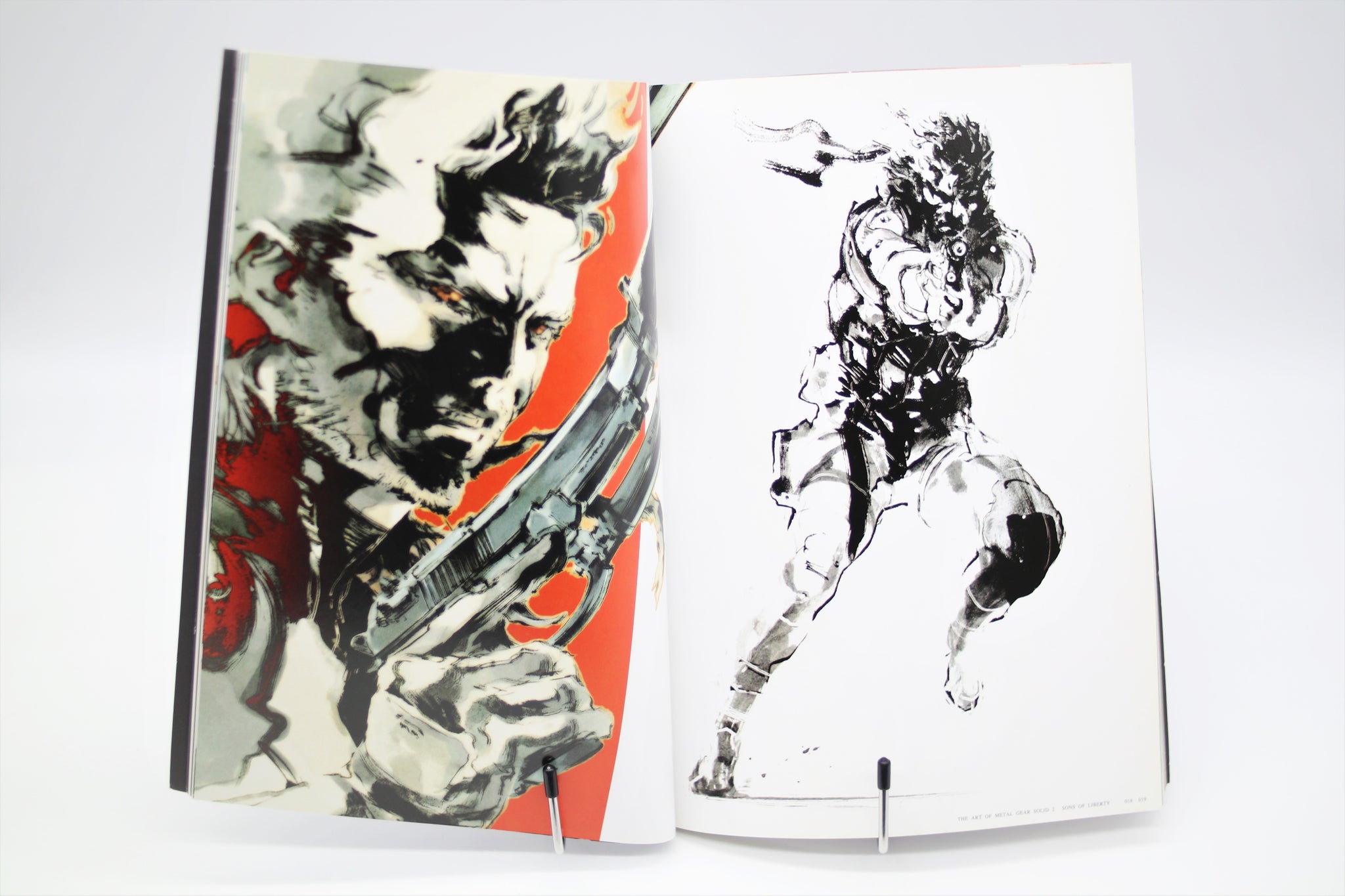 THE ART OF L GEAR SOLID2( 難あり) The Art of Metal Gear Solid 2 Yoji Shinkawa Part 2 book