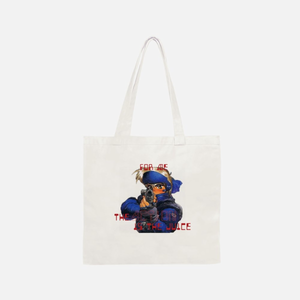 Appleseed x Heat (1995) tote bag white cotton