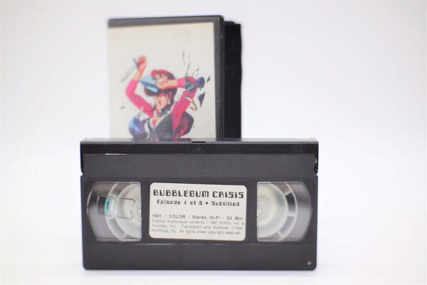 Bubblegum Crisis Episode 1 VHS English/Japanese