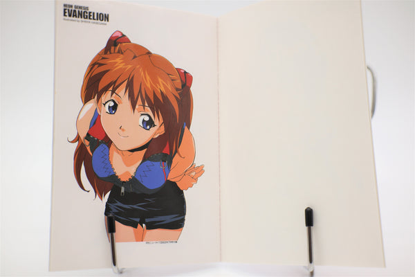 Neon Genesis Evangelion Newtype sticker book English/Japanese