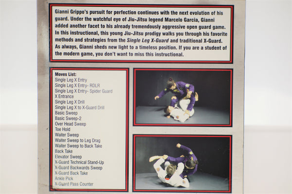 Gianni Grippo Single Leg X BJJ Brazilian Jiu Jitsu Digitsu DVD English