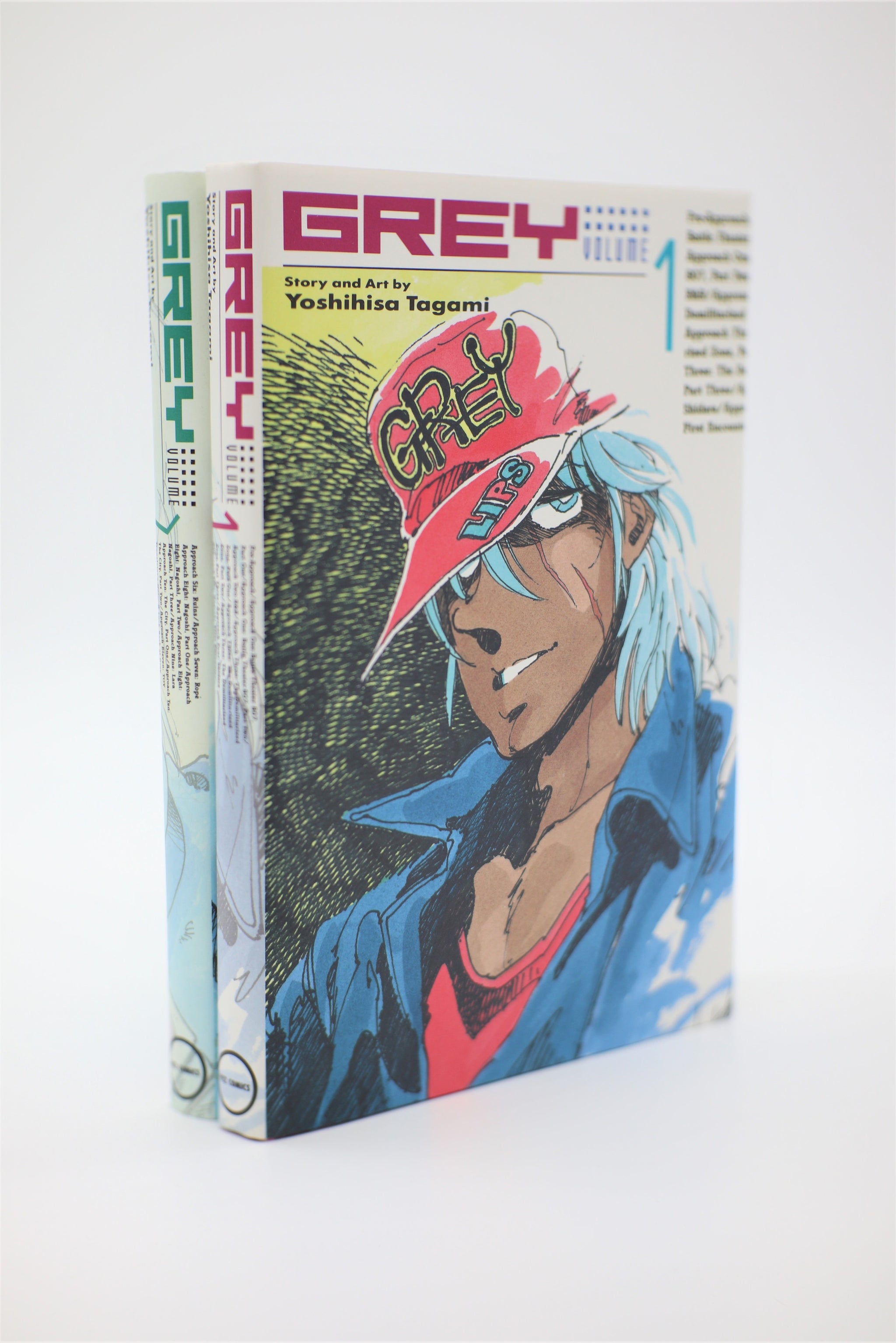 Grey Yoshihisa Tagami Viz 1-2 manga complete set English – monofanatic