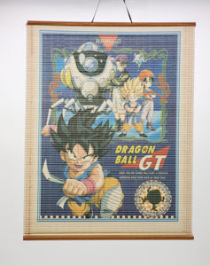 Dragon Ball GT bamboo wall scroll Japan import