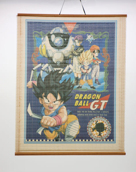 Dragon Ball GT bamboo wall scroll Japan import