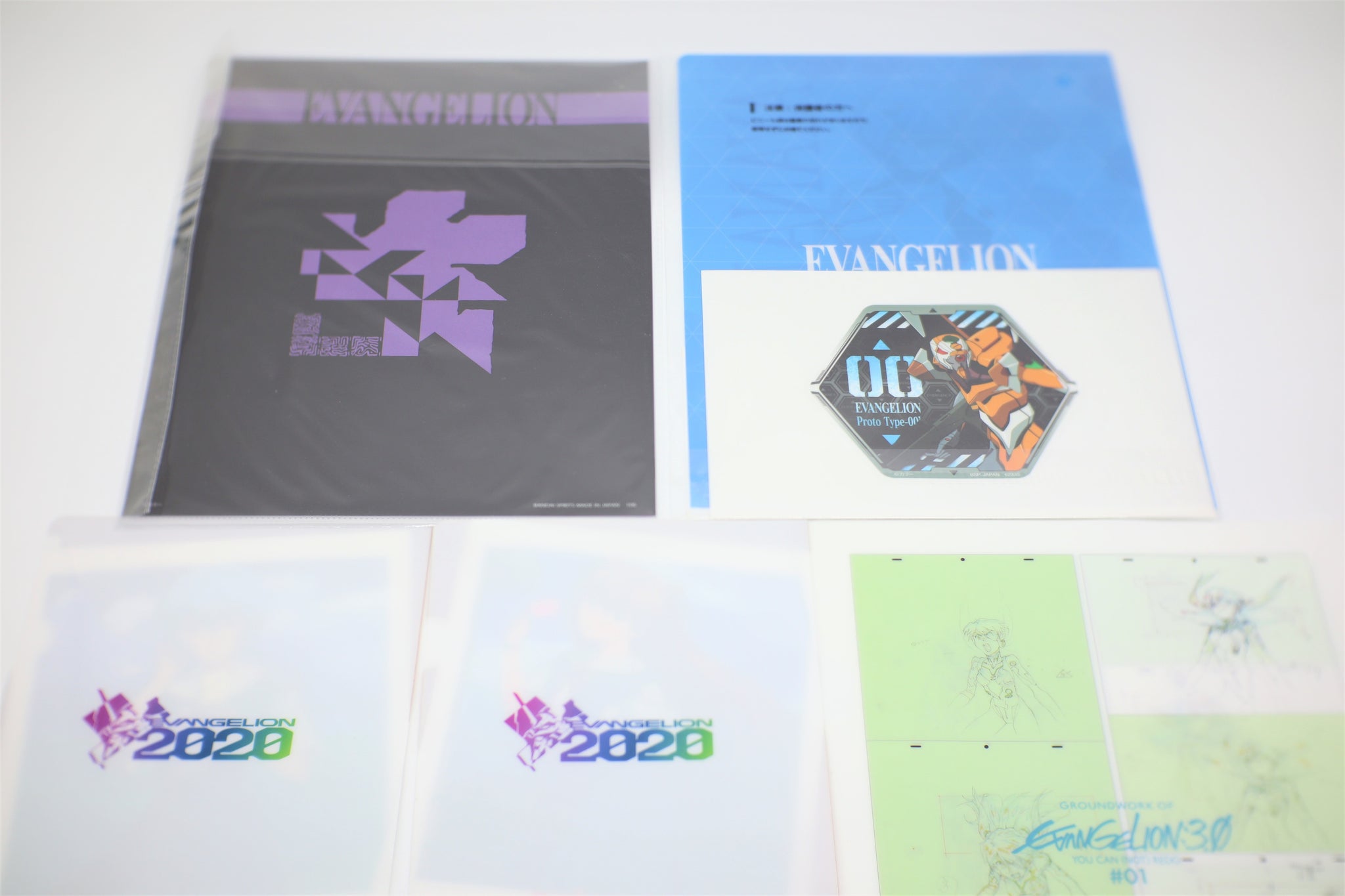 Neon Genesis Evangelion clear file folder set of 5 Rei/Asuka Neon Genesis Evangelion clear file folder set of 5 Rei/Asuka