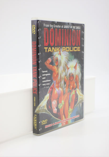 Dominion Tank Police DVD w/ mini poster English/Japanese