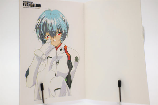 Neon Genesis Evangelion Newtype sticker book English/Japanese