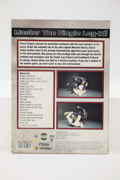 Gianni Grippo Single Leg X BJJ Brazilian Jiu Jitsu Digitsu DVD English