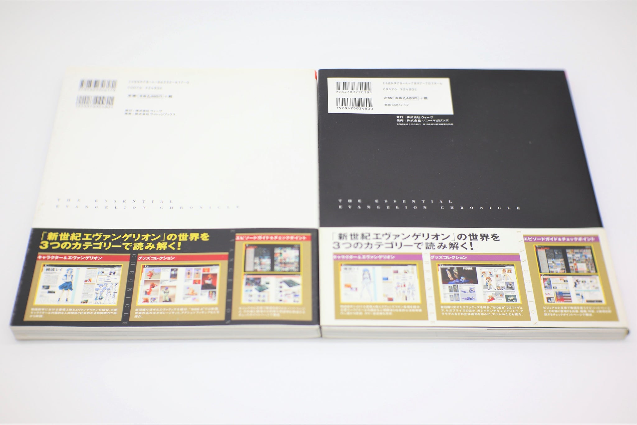 The Essential Evangelion Chronicle side A and B book set